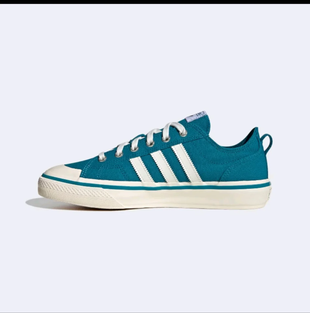 Adidas Nizza RF 74 Blue White Sneakers Retro HQ8566 Men's Size 9.5